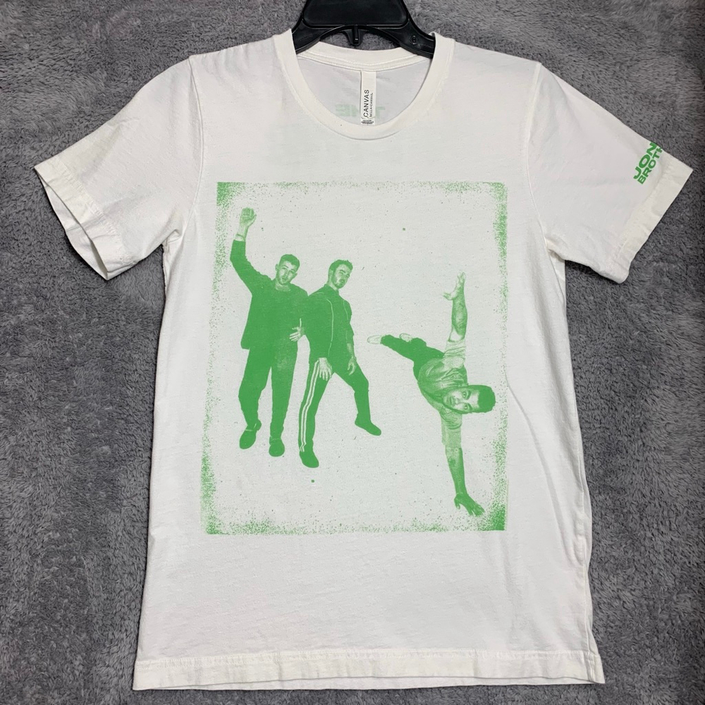 Jonas Brothers T-Shirt‎ Unisex Small White Remember This Tour 2021 Graphic Tee